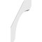 Ekena Millwork 3 1/2-in. W x 8-in. D x 16-in. H Legacy Architectural Grade PVC Knee Brace BRCP035X08X16LEC - alternate 3